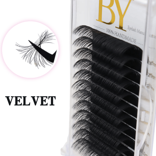 BY 0.02 mix trays Volume Lash