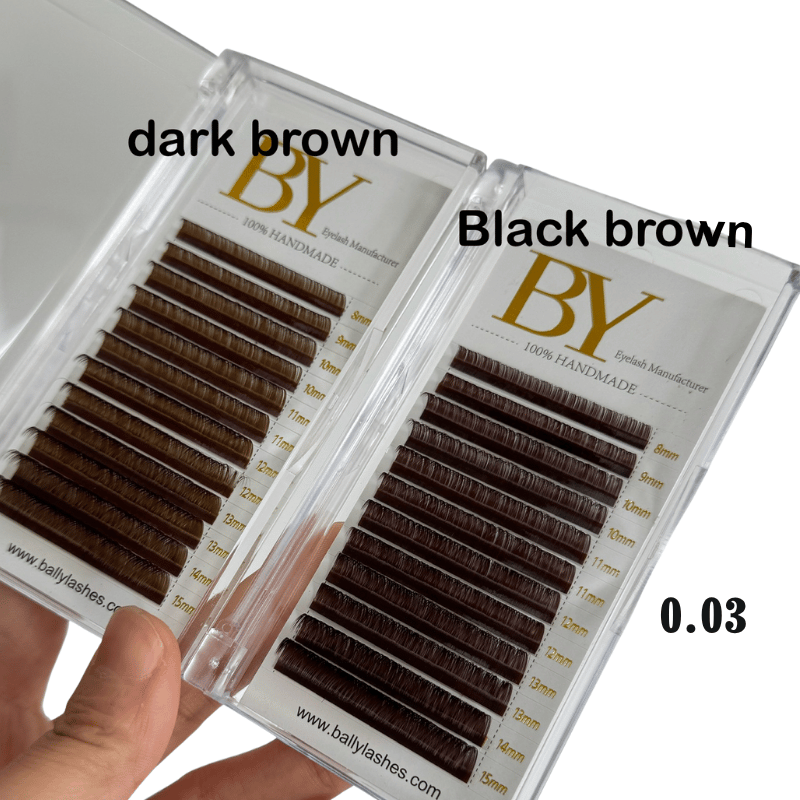 BY 0.03 Brown Volume Lashes